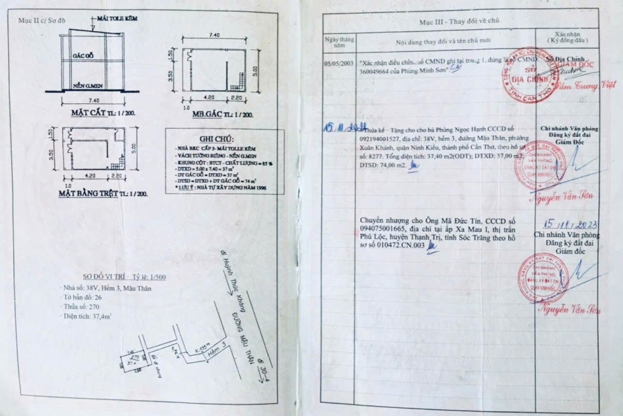 Nhà lầu đúc mới đẹp kiên cố ngay chợ Xuân Khánh (Hẻm 3 Mậu Thân), Ninh Kiều, Cần Thơ.